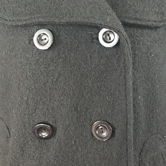 𝅺ZARA double breasted 100% wool pea coat - Picture 7 of 10